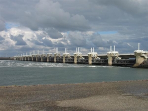 Eastern Schelde storm surge barrier