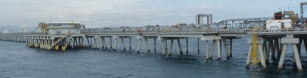 LNG jetty with cathodic protection by Vandervelde Protection